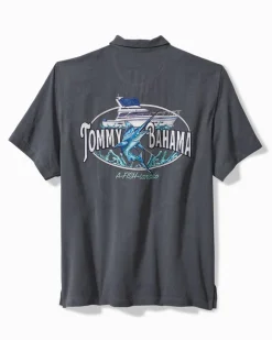 Tommy Bahama Shirts<A-fish-ianado Silk Camp Shirt