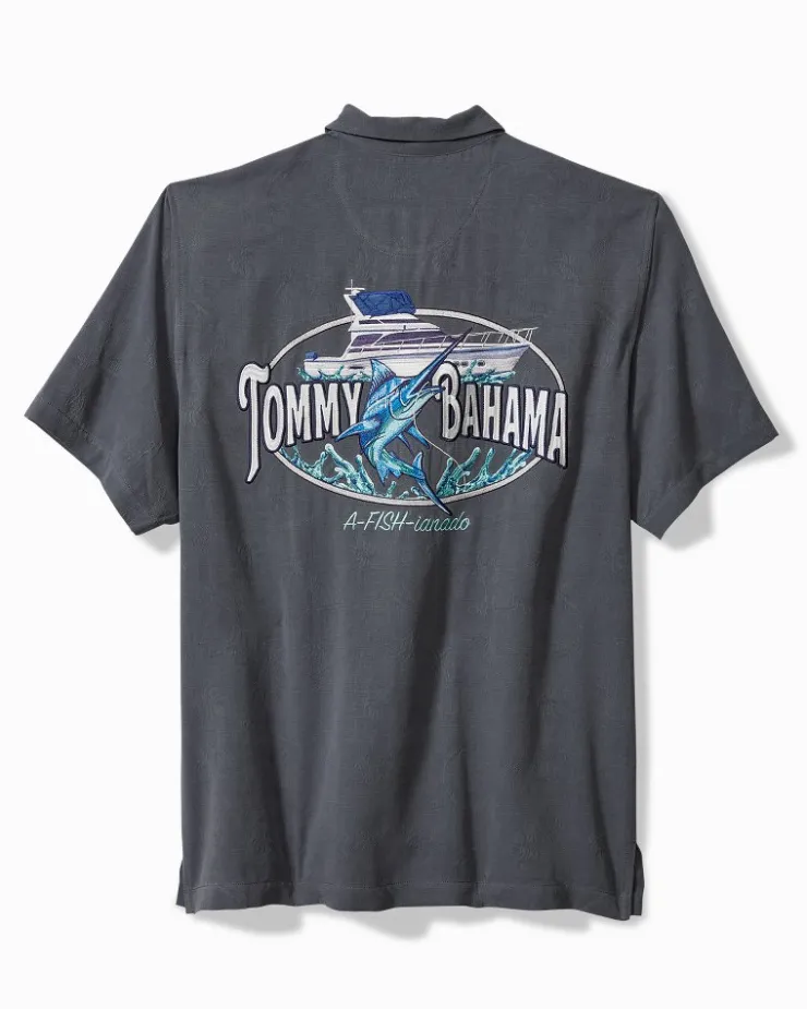 Tommy Bahama Shirts<A-fish-ianado Silk Camp Shirt