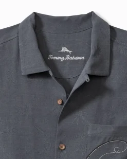 Tommy Bahama Shirts<A-fish-ianado Silk Camp Shirt