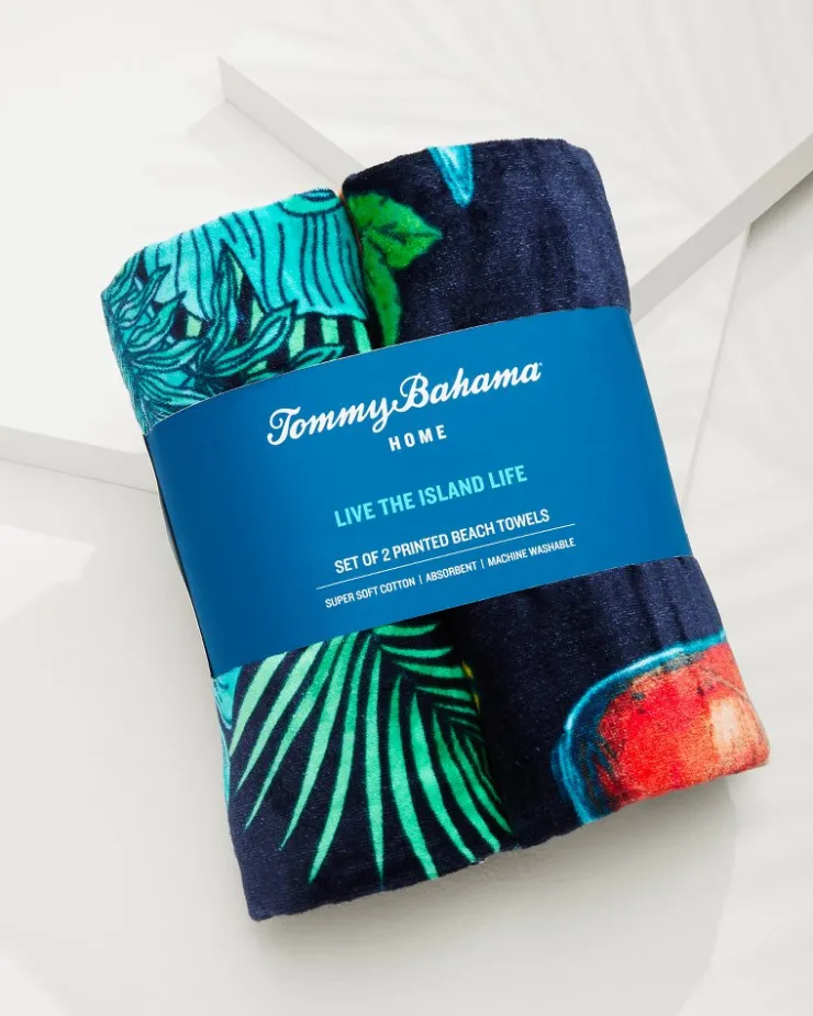 Tommy Bahama Beach Accessories|Beach Towels<All Nighter & Baja Who Can Toucan Beach Towels — Set of 2
