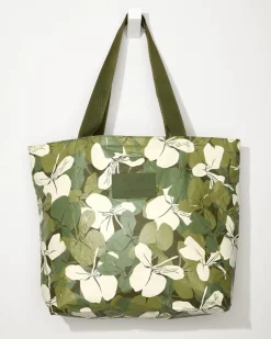 Women Tommy Bahama Luggage & Travel|Beach Bags<Aloha Collection Ginger Camo Day Tripper Tote