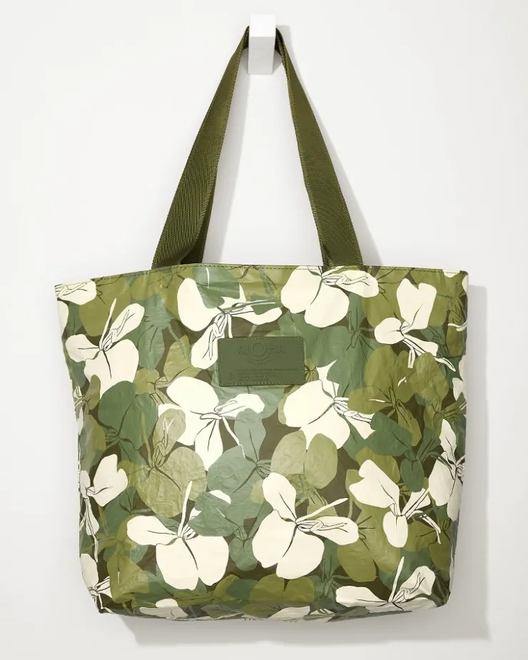 Women Tommy Bahama Luggage & Travel|Beach Bags<Aloha Collection Ginger Camo Day Tripper Tote