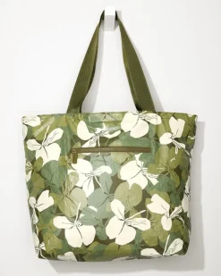 Women Tommy Bahama Luggage & Travel|Beach Bags<Aloha Collection Ginger Camo Day Tripper Tote