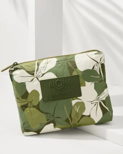Women Tommy Bahama Luggage & Travel|Beach Bags<Aloha Collection Ginger Camo Small Pouch