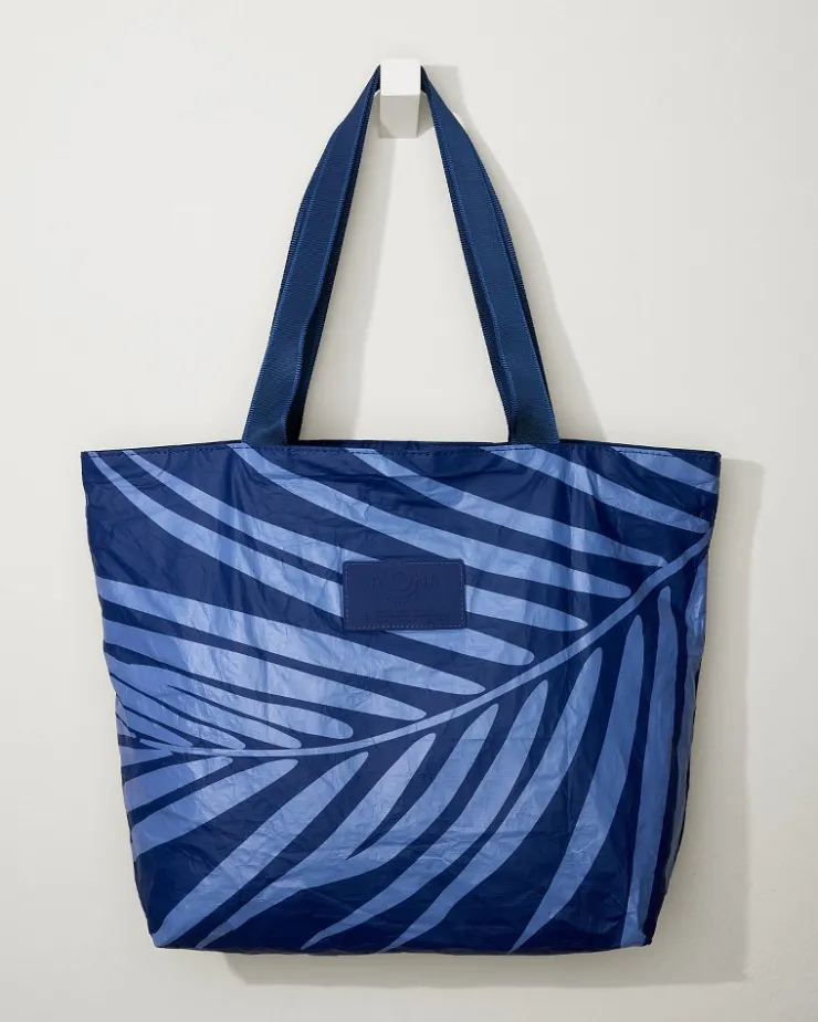 Women Tommy Bahama Luggage & Travel|Beach Bags<Aloha Collection Navy Shade Day Tripper Tote