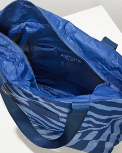 Women Tommy Bahama Luggage & Travel|Beach Bags<Aloha Collection Navy Shade Day Tripper Tote