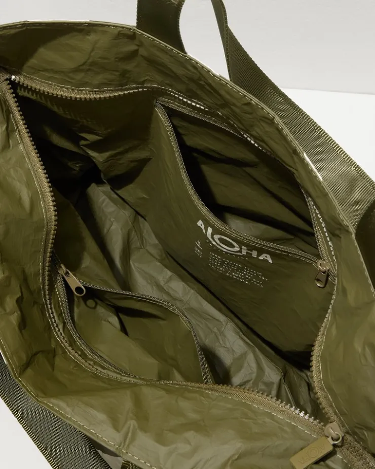 Women Tommy Bahama Luggage & Travel|Beach Bags<Aloha Collection Olive Shade Day Tripper Tote