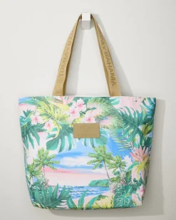 Women Tommy Bahama Luggage & Travel|Beach Bags<Aloha Collection Sounds Day Tripper Tote