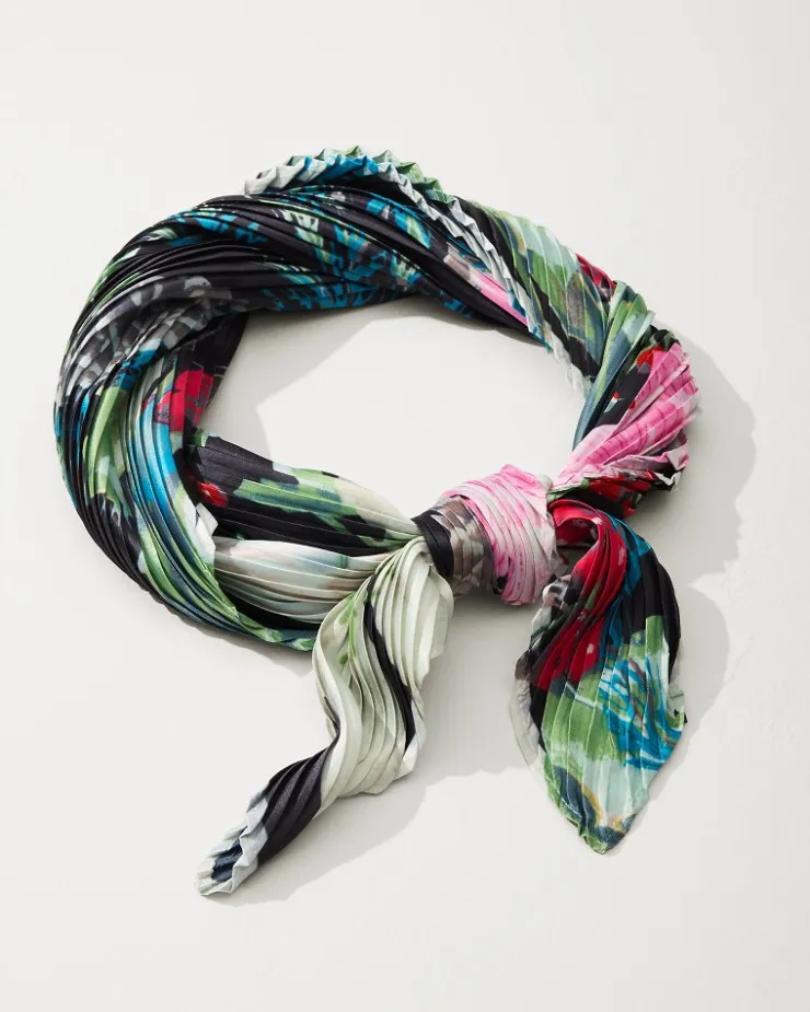 Women Tommy Bahama Scarves & Wraps<Amaryllis Pleated Diamond Scarf
