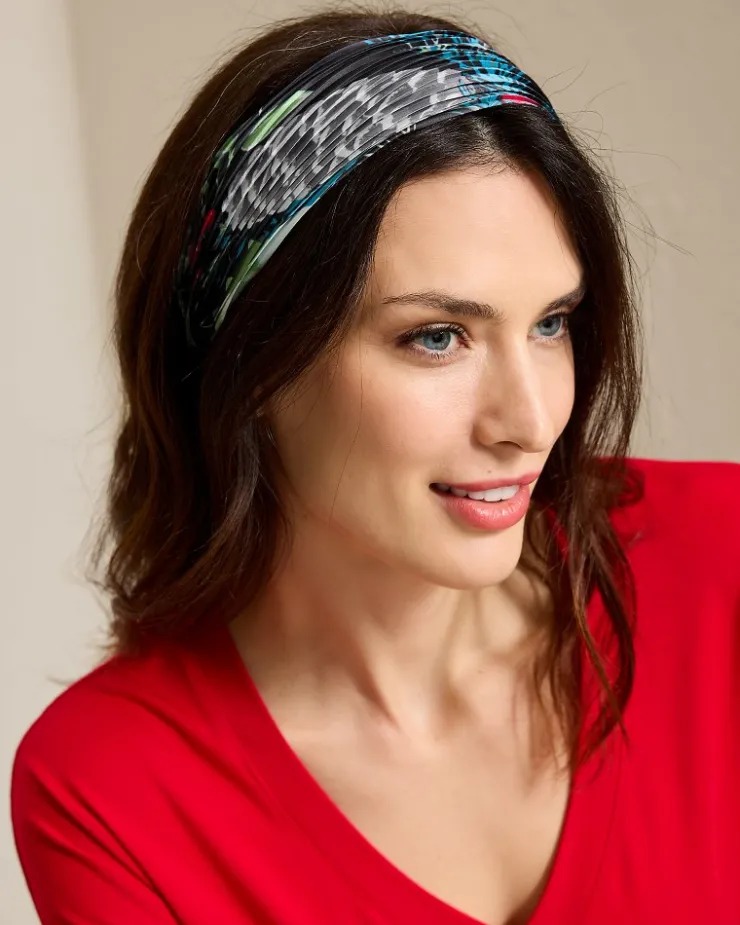Women Tommy Bahama Scarves & Wraps<Amaryllis Pleated Diamond Scarf