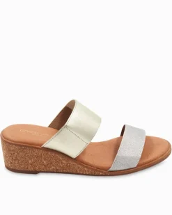 Women Tommy Bahama Shoes & Sandals<André Assous Gwenn Metallic Wedges