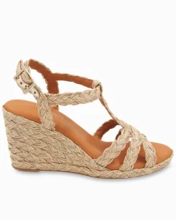Women Tommy Bahama Shoes & Sandals<André Assous Madina Metallic Raffia Wedges