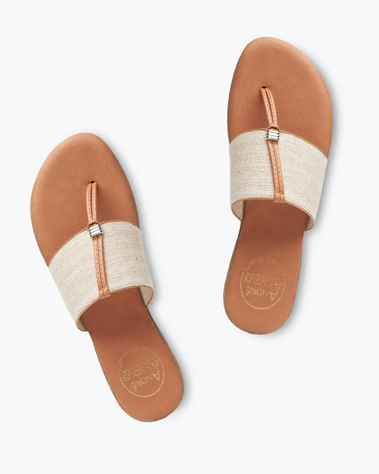 Women Tommy Bahama Shoes & Sandals<André Assous Nice Stretch-Linen Featherweights™ Sandals
