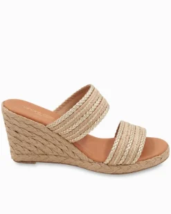 Women Tommy Bahama Shoes & Sandals<André Assous Nolita Metallic Raffia Wedges