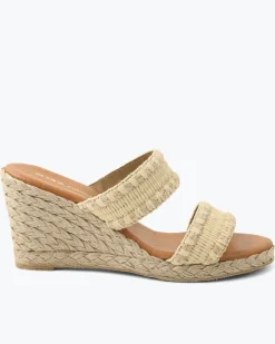 Women Tommy Bahama Shoes & Sandals<André Assous Nolita Stitched Raffia Wedges