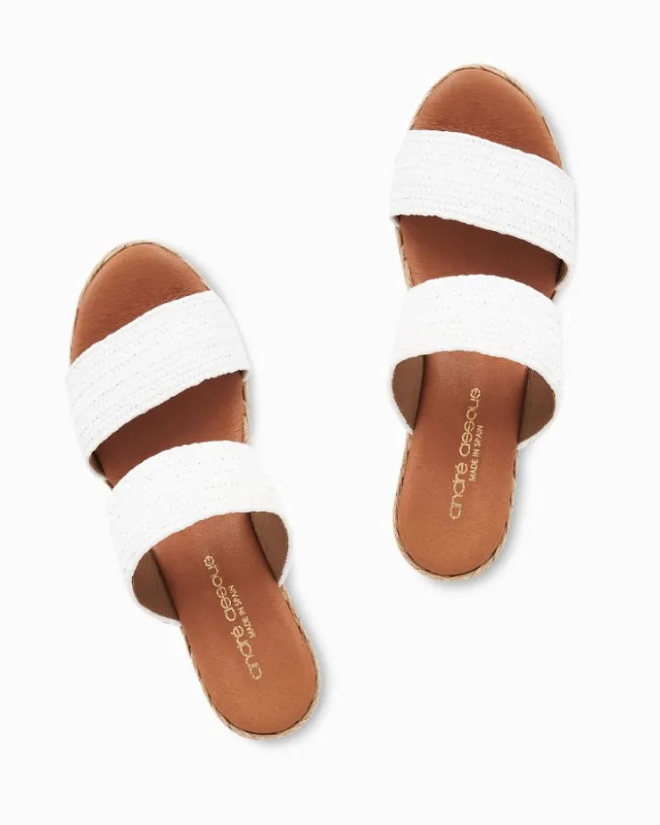 Women Tommy Bahama Shoes & Sandals<André Assous Nori Stretch-Raffia Wedges