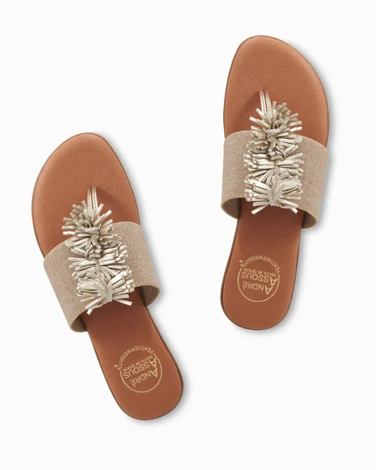 Women Tommy Bahama Shoes & Sandals<André Assous Novalee Stretch-Linen Featherweights™ Sandals