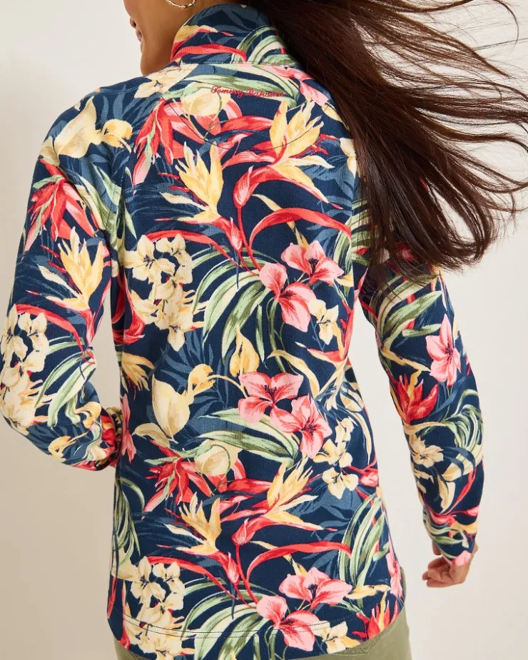 Women Tommy Bahama Loungewear|Jackets<Aruba Flora Amora Full-Zip Sweatshirt