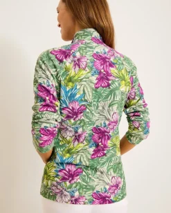 Women Tommy Bahama Loungewear|Jackets<Aruba Jungle Jewels Full-Zip Sweatshirt