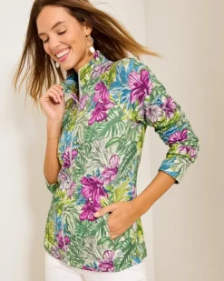Women Tommy Bahama Loungewear|Jackets<Aruba Jungle Jewels Full-Zip Sweatshirt