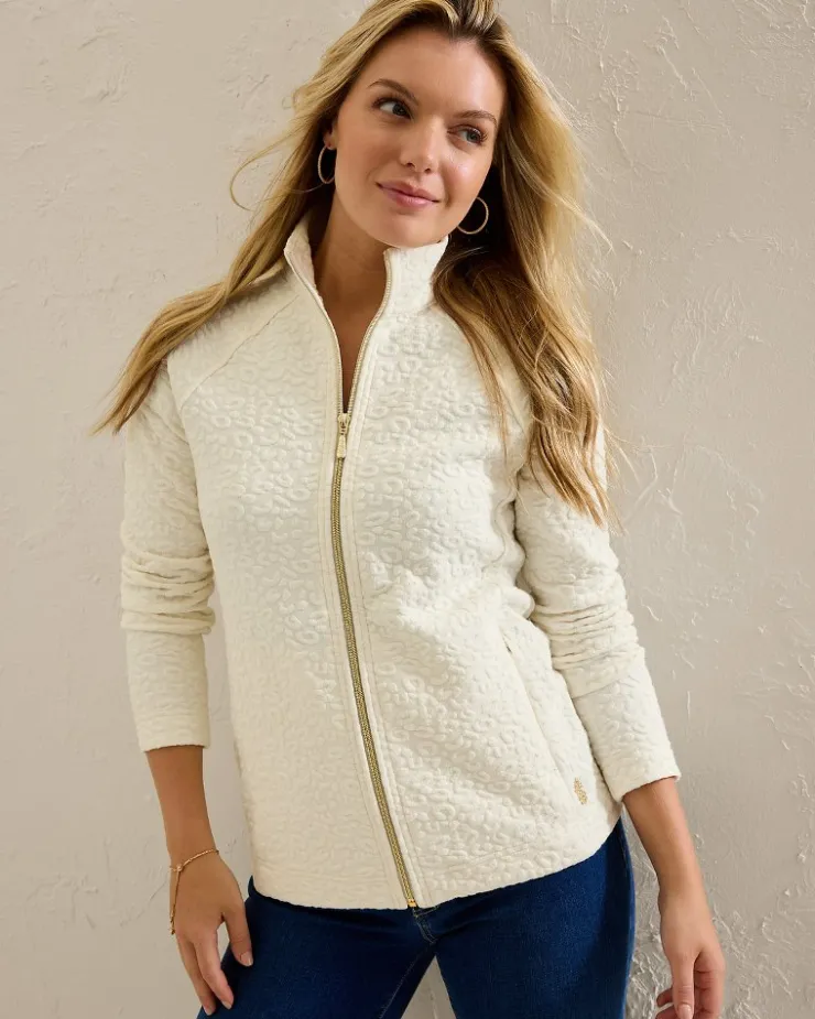 Women Tommy Bahama Loungewear|Jackets<Aruba Purr-fection Full-Zip Sweatshirt