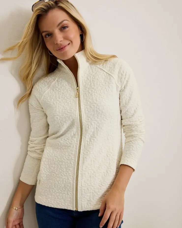 Women Tommy Bahama Loungewear|Jackets<Aruba Purr-fection Full-Zip Sweatshirt