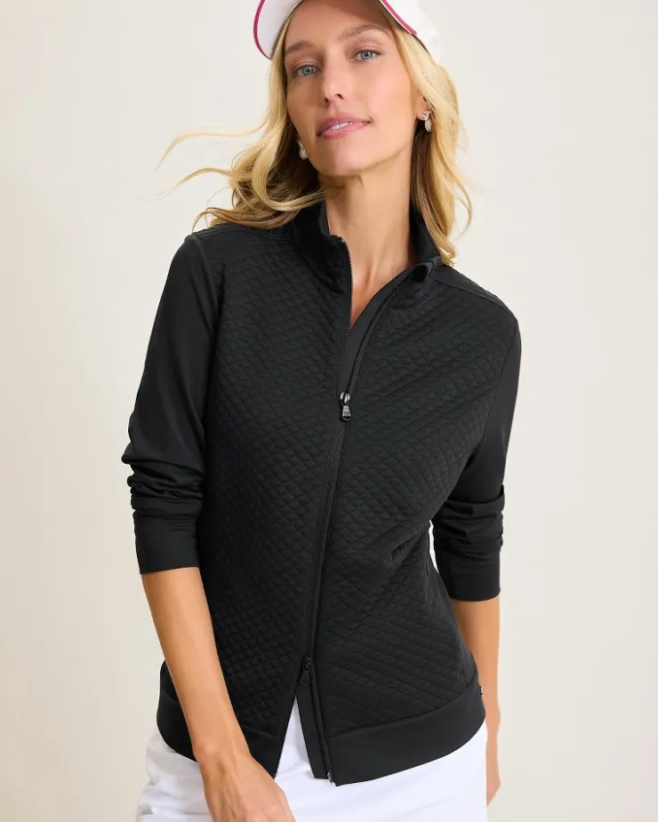 Women Tommy Bahama Jackets|Sweatshirts<Aubrey Quilted Hybrid Jacket