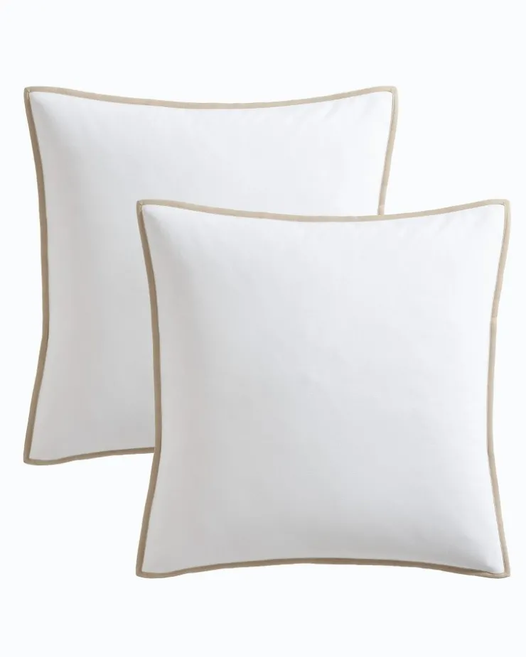 Tommy Bahama Pillows & Shams<Bahama Basic Canvas European Shams - Set of 2