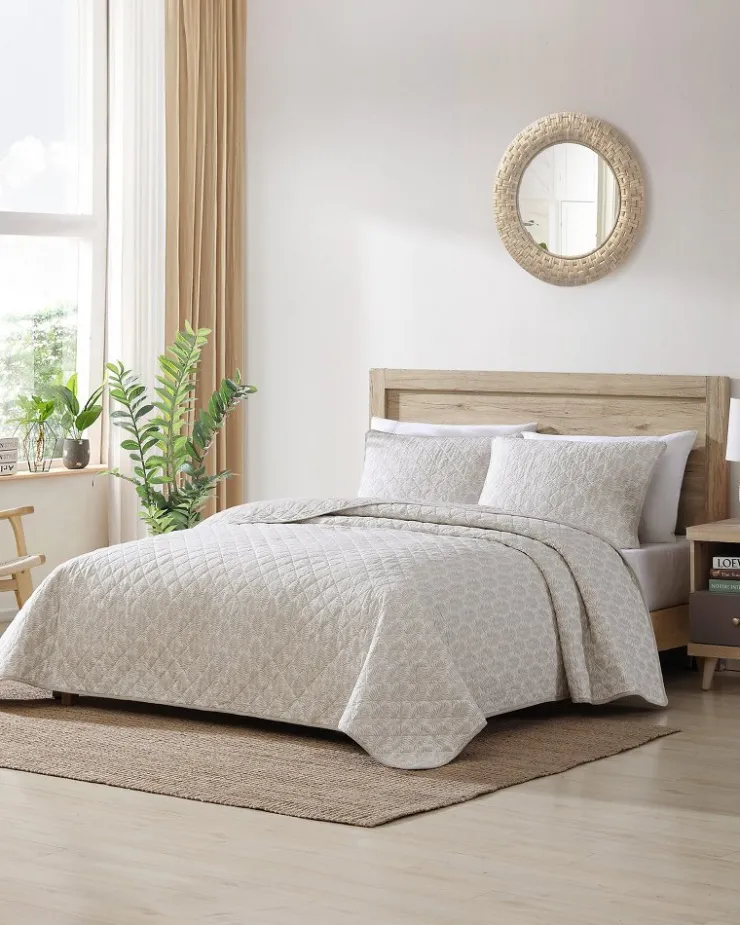 Tommy Bahama Quilts & Blankets<Bahama Fronds Reversible 3-Piece Full/Queen Quilt Set