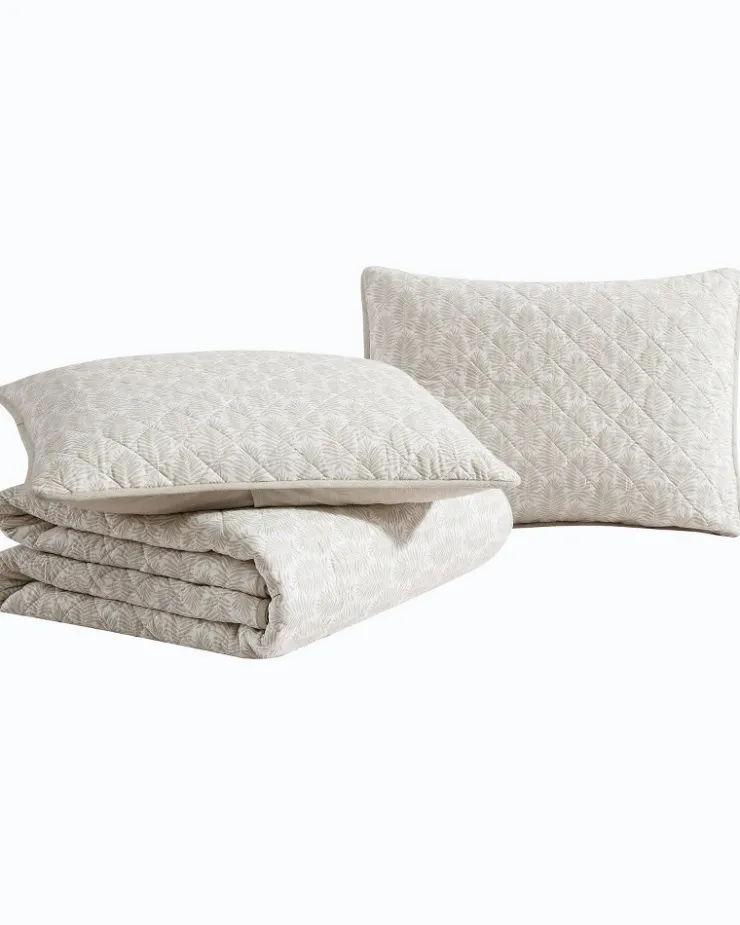 Tommy Bahama Quilts & Blankets<Bahama Fronds Reversible 3-Piece Full/Queen Quilt Set