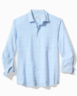 Tommy Bahama Shirts<Barbados Breeze Playa Plaid Stretch-Linen Long-Sleeve Shirt