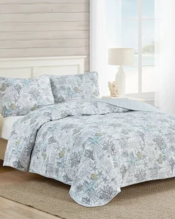 Tommy Bahama Quilts & Blankets<Beach Bliss 3-Piece King Quilt Set