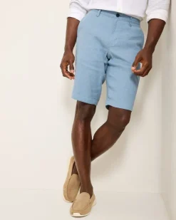 Tommy Bahama Shorts<Beach Coast Linen-Blend Flat-Front 12-Inch Shorts