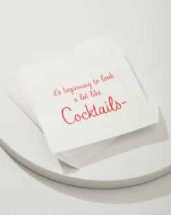 Tommy Bahama Drinkware & Bar<Beginning to Look Like Cocktails Napkins