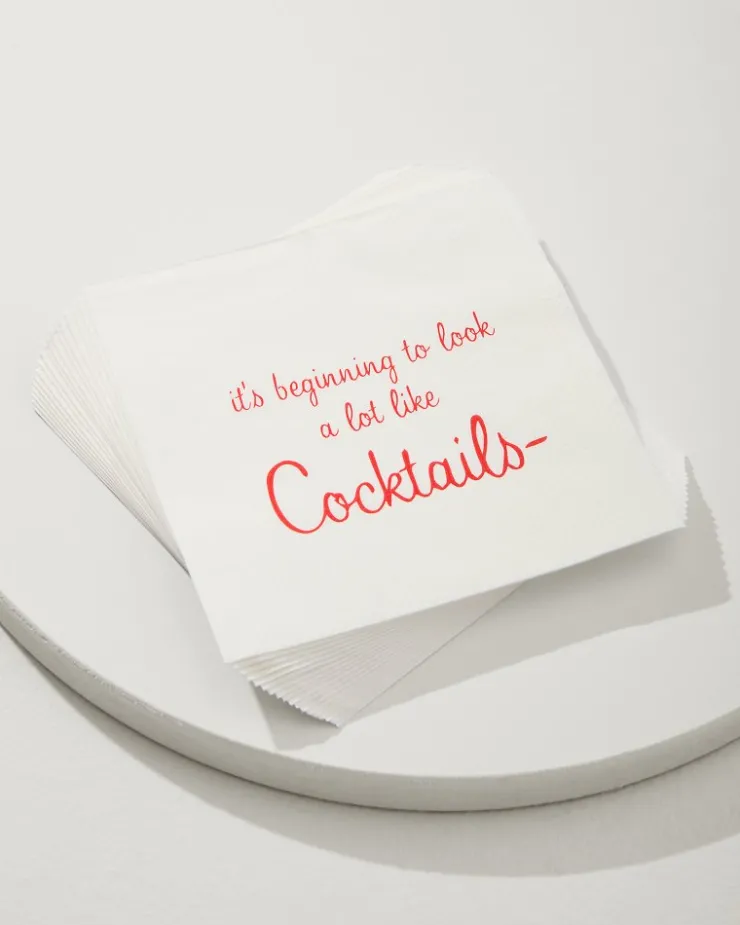 Tommy Bahama Drinkware & Bar<Beginning to Look Like Cocktails Napkins
