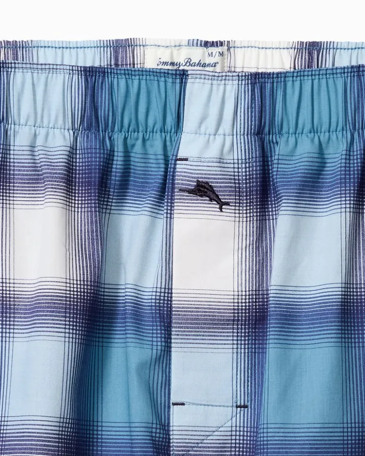 Tommy Bahama Underwear<Big & Tall Woven Marlin Print Boxers