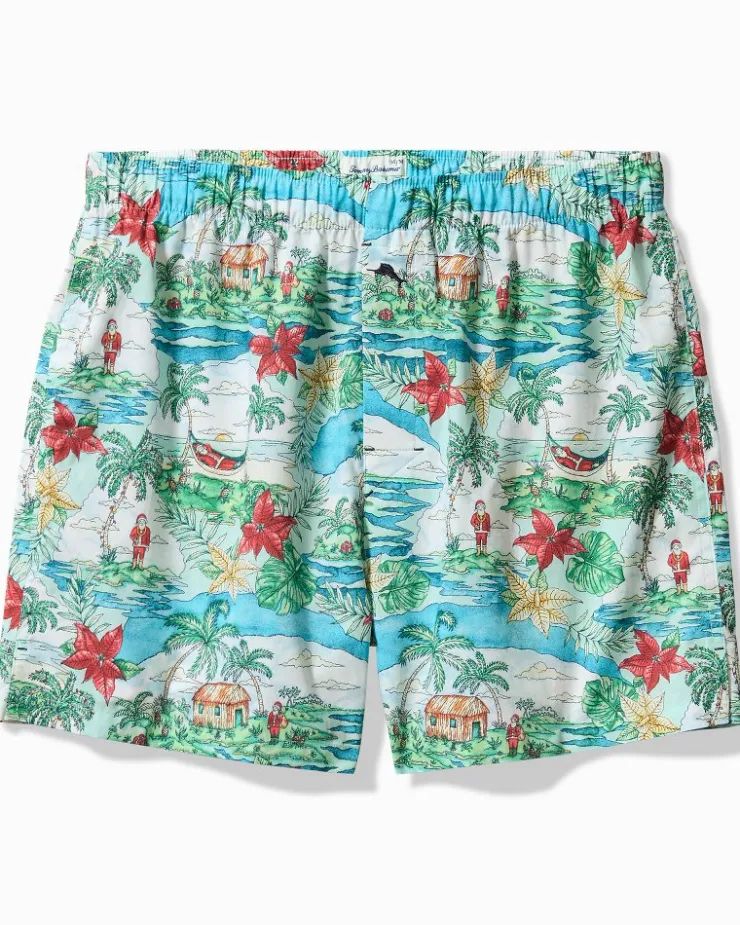 Tommy Bahama Underwear<Big & Tall Woven Tropical Print Boxers
