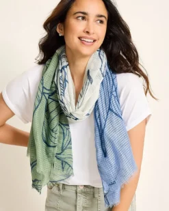 Women Tommy Bahama Scarves & Wraps<Block Bouquet Wrap Scarf