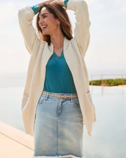 Women Tommy Bahama Skirts<Boracay® Indigo Raw-Edge Skirt