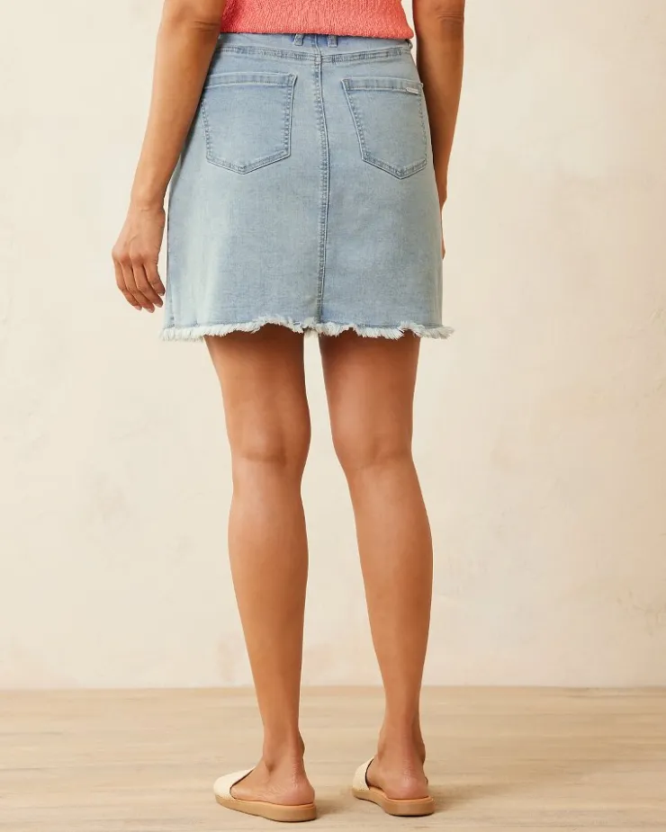 Women Tommy Bahama Skirts<Boracay® Indigo Raw-Edge Skirt