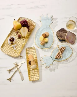 Tommy Bahama Drinkware & Bar<Braided Glass Serving Trays — Set of 2