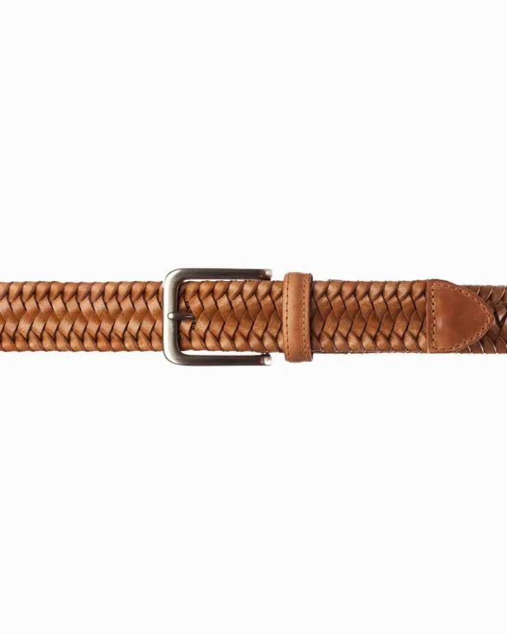 Tommy Bahama Belts<Braided Leather Stretch Belt