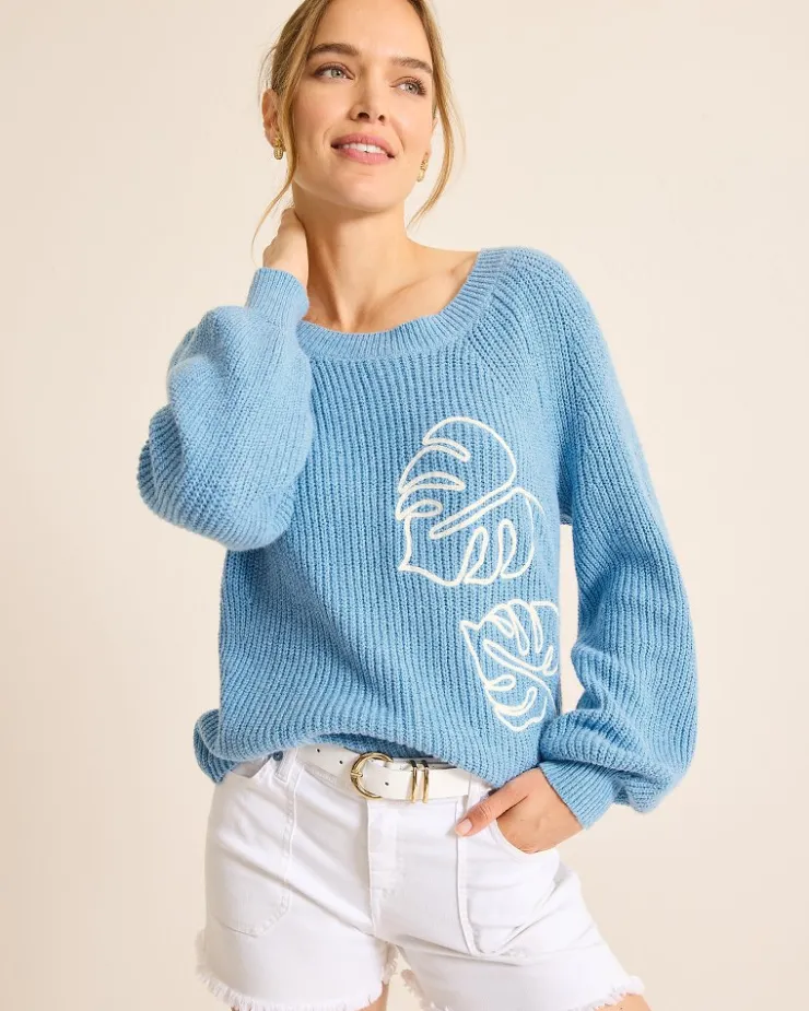 Women Tommy Bahama Sweaters<Breezy Beach Crew Sweater