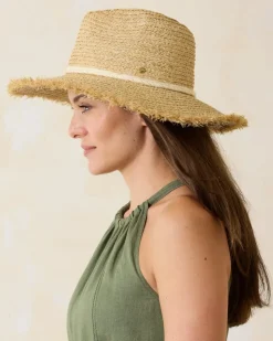 Women Tommy Bahama Hats & Caps<Brighton Fringe Brim Raffia Hat