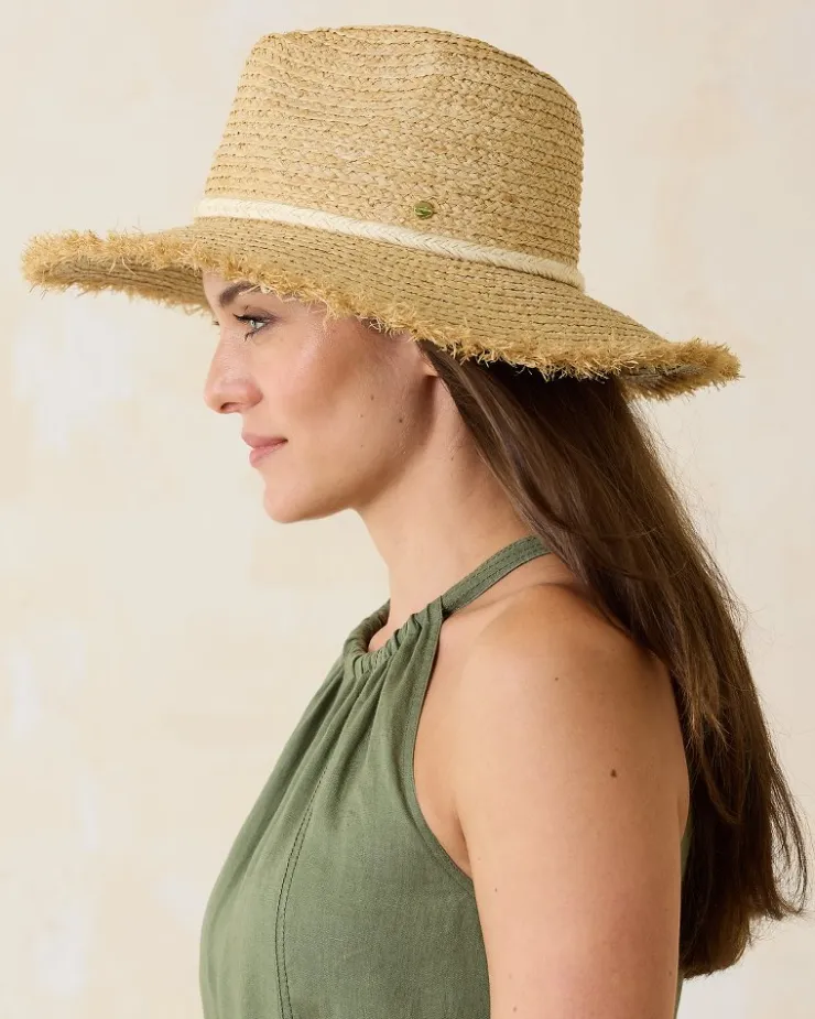 Women Tommy Bahama Hats & Caps<Brighton Fringe Brim Raffia Hat