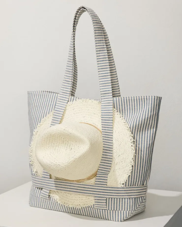 Women Tommy Bahama Luggage & Travel|Beach Bags<Canvas Traveler Tote
