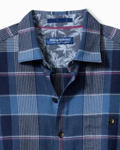 Tommy Bahama Shirts<Canyon Beach Pebble Cay Plaid Stretch Flannel Shirt