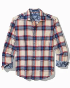Tommy Bahama Shirts<Canyon Beach Window Pane Stretch Flannel Shirt