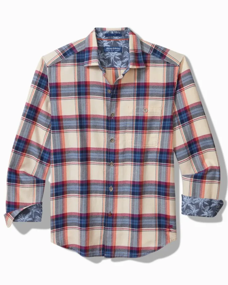 Tommy Bahama Shirts<Canyon Beach Window Pane Stretch Flannel Shirt