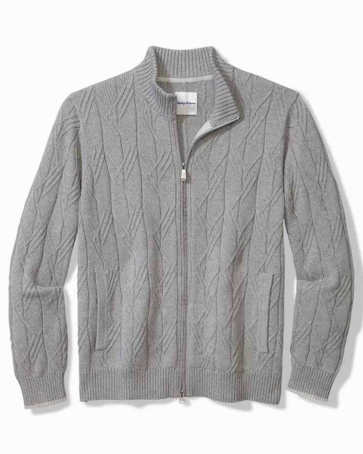 Tommy Bahama Sweaters<Capital Cable Full-Zip Cardigan
